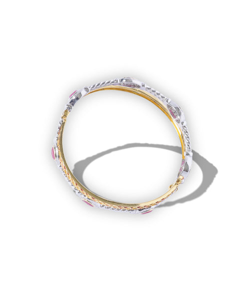 BERRILICIOUS RUBY ROSE CUT BANGLE