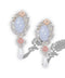 PINK BLUE OPAL STUNNER EARRINGS