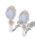 PINK BLUE OPAL STUNNER EARRINGS