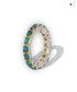 EMERALD PREZZIE BAND RING