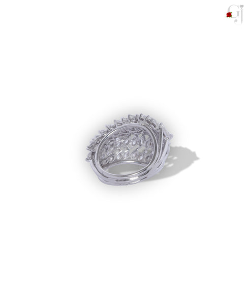 HALF BAND FANCY RING