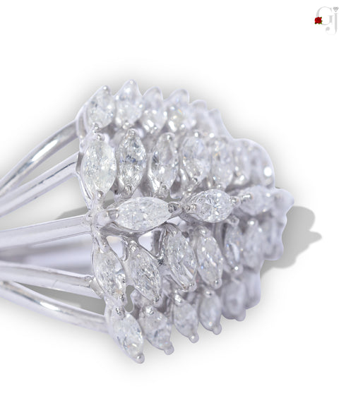 HALF BAND FANCY RING