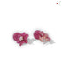 SILVER RUBY ICONIC EARRINGS