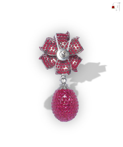 SILVER ART DECO DANGLERS