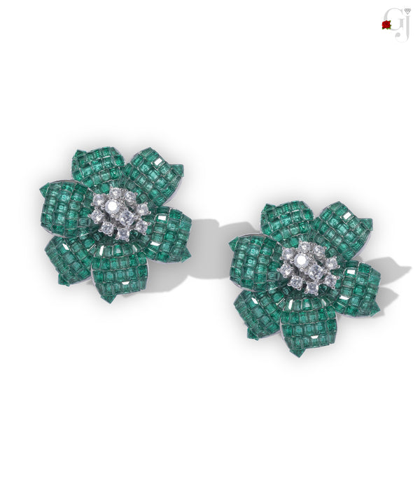 SILVER STRAWBERRY FUSION STUDS