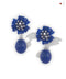 SILVER SAPPHIRE ICONIC EARRINGS